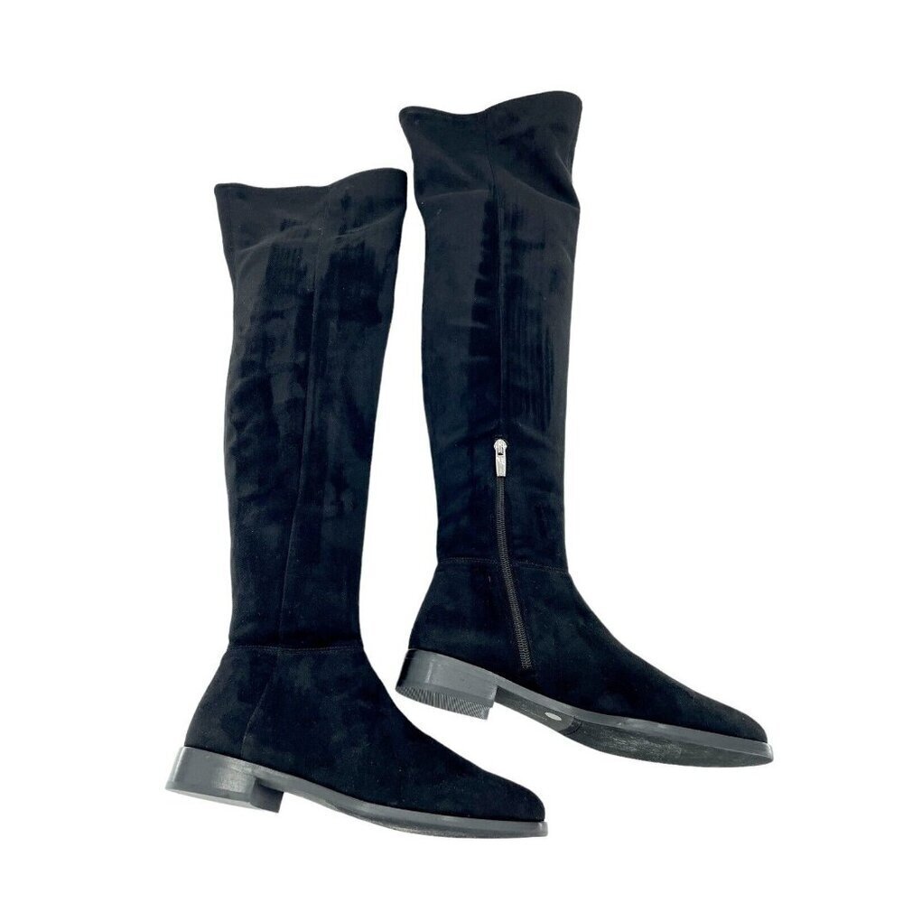 Vince Camuto Hailie Black Faux Suede Over the Knee Boots SZ 7.5 New - Picture 9 of 11